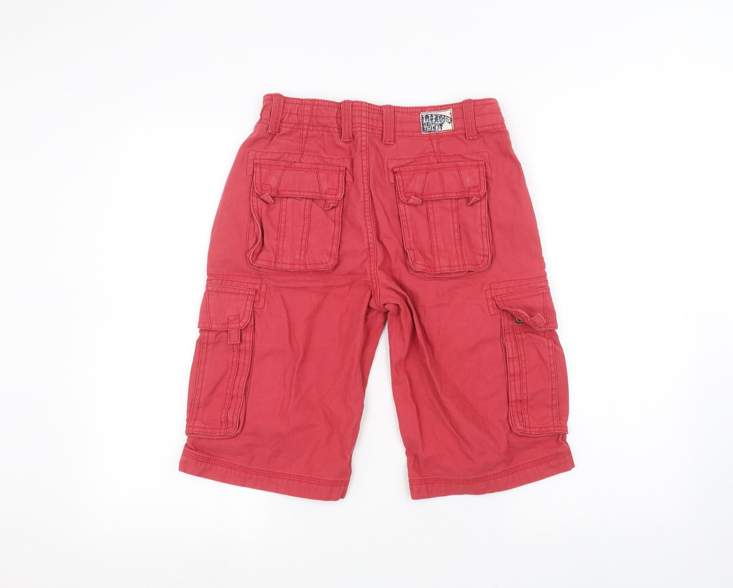Fat Face Boys Red   Cargo Shorts Size 12-13 Years