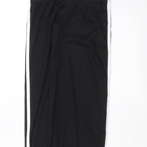 Boohoo Womens Black   Jogger Leggings Size 14 L24 in