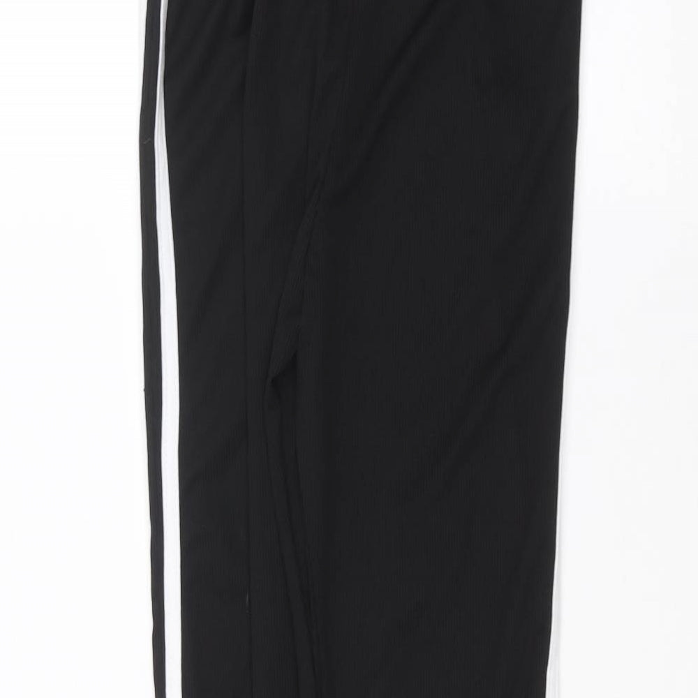 Boohoo Womens Black   Jogger Leggings Size 14 L24 in