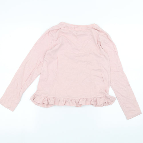 NEXT Girls Pink   Basic T-Shirt Size 10 Years