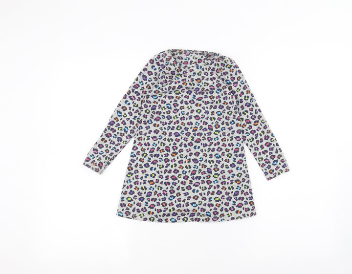Land's End Girls Grey Basic T-Shirt Size 3 Years