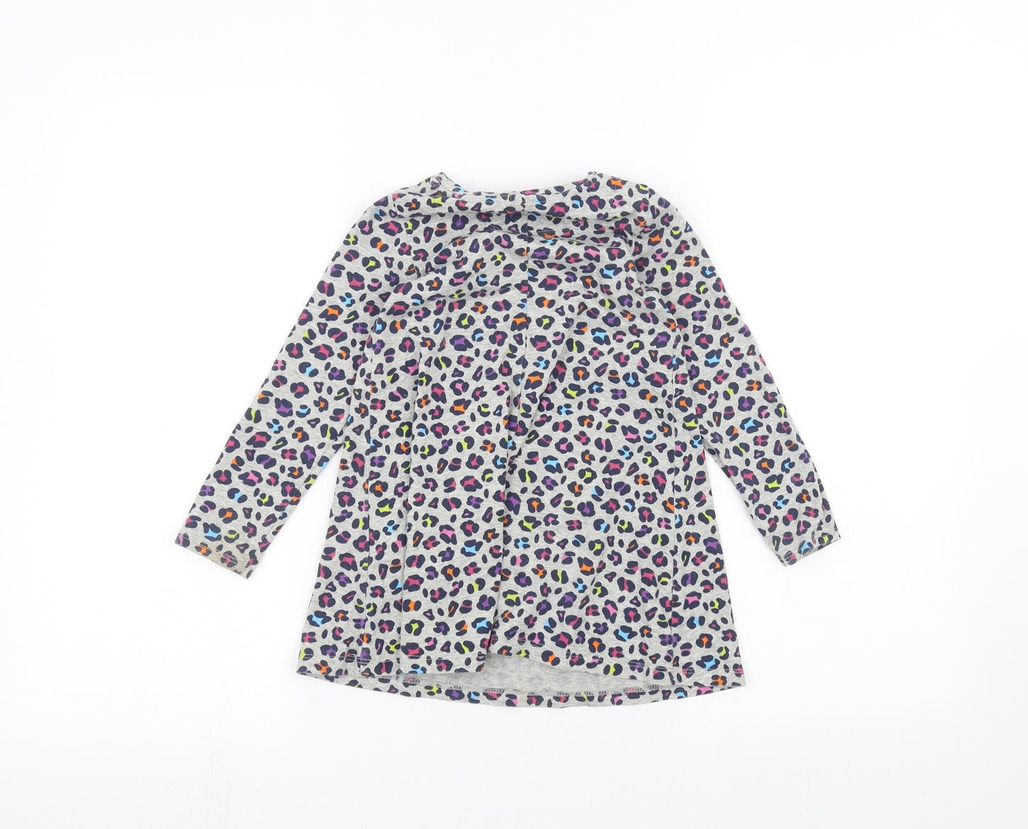 Land's End Girls Grey   Basic T-Shirt Size 3 Years