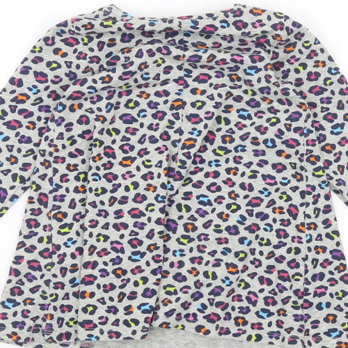 Land's End Girls Grey   Basic T-Shirt Size 3 Years
