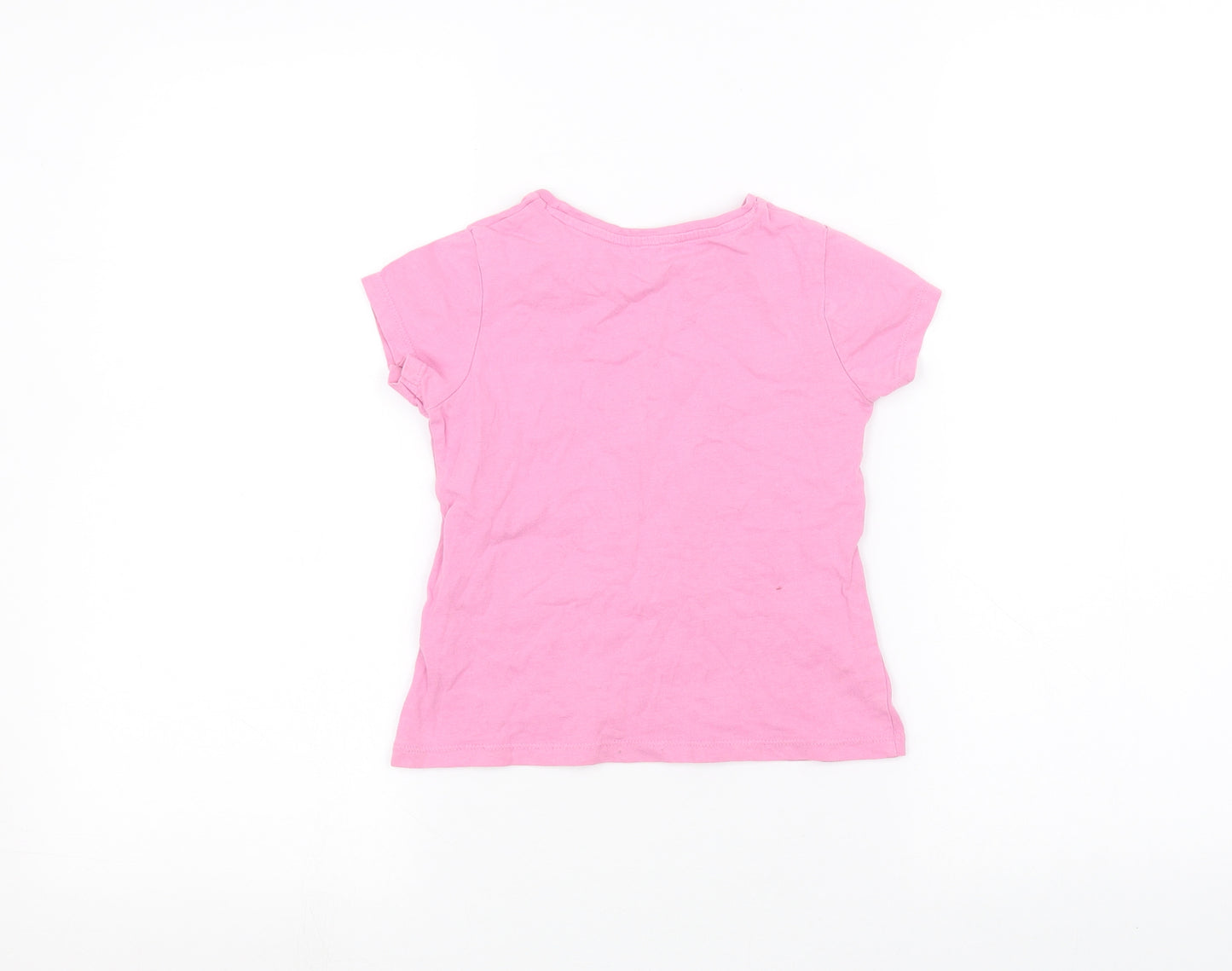 Nutmeg Girls Pink   Basic T-Shirt Size 4-5 Years