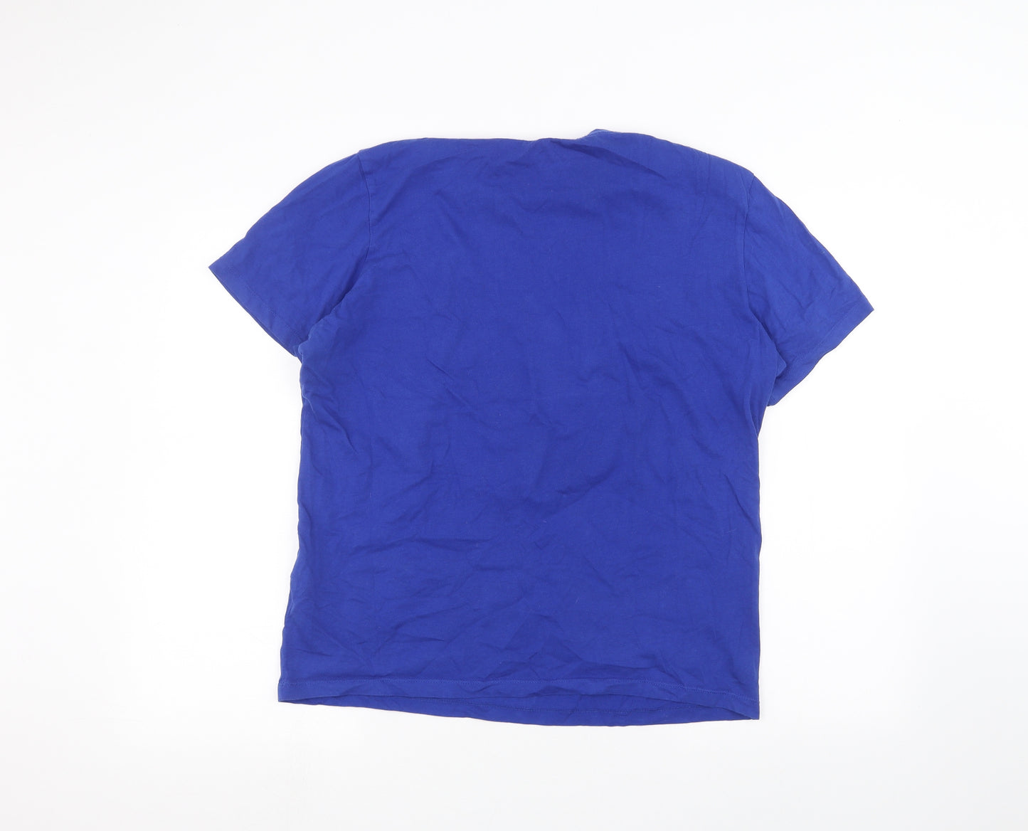 JACK & JONES Mens Blue    T-Shirt Size M