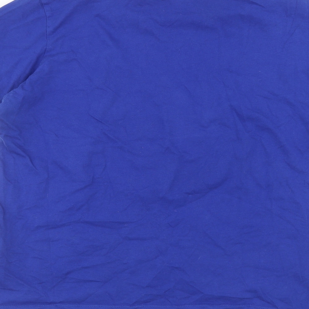 JACK & JONES Mens Blue    T-Shirt Size M