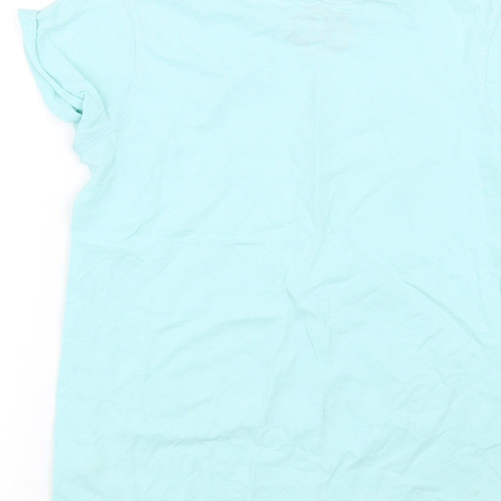 Young Dimension Girls Blue   Basic T-Shirt Size 12-13 Years