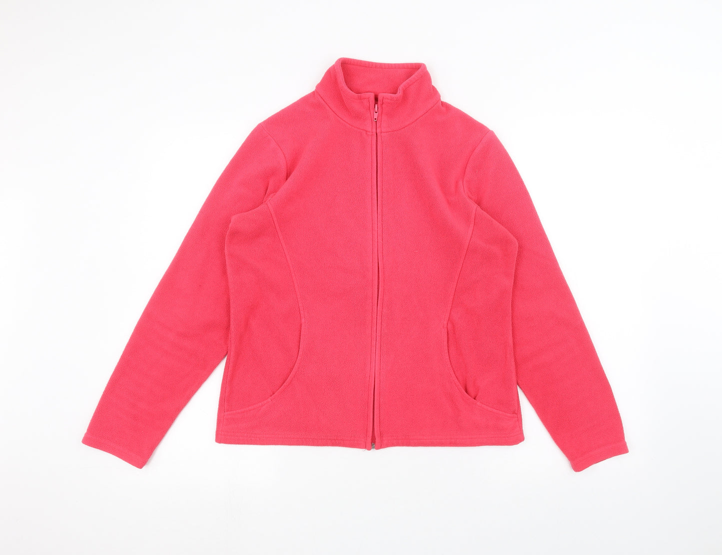 Marks and Spencer Womens Pink   Full Zip Jumper Size 14