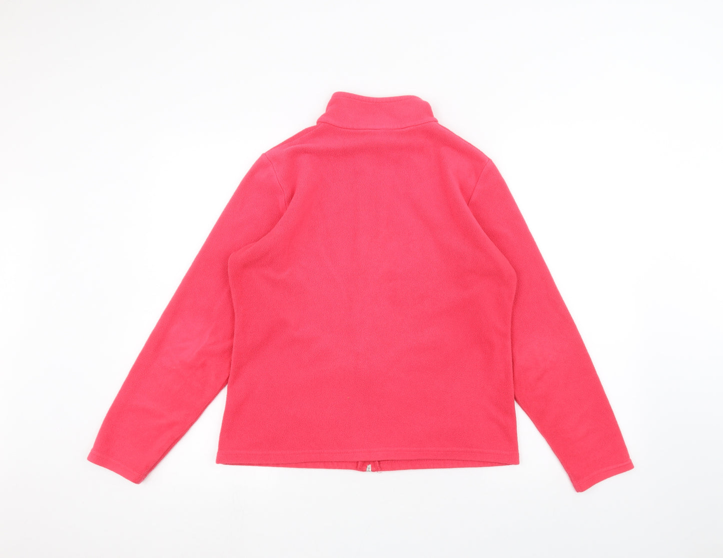 Marks and Spencer Womens Pink   Full Zip Jumper Size 14