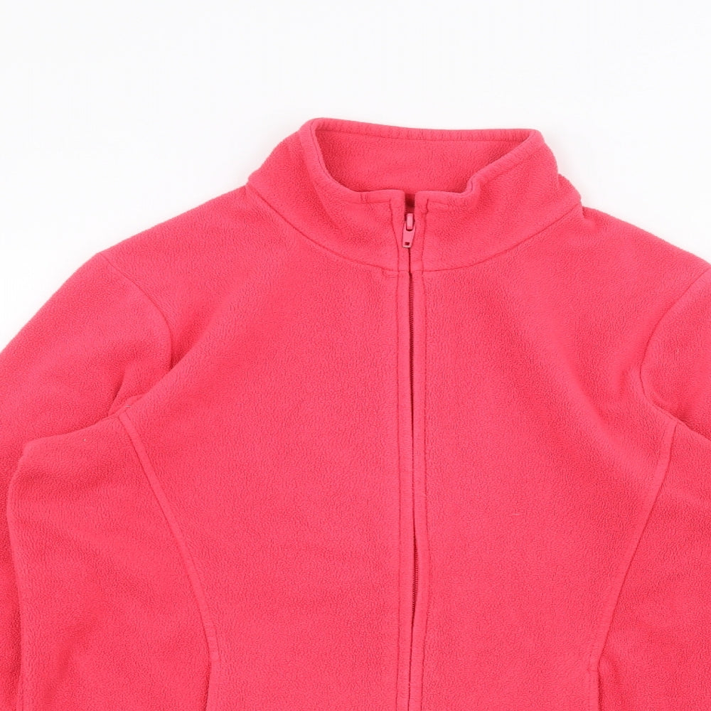 Marks and Spencer Womens Pink   Full Zip Jumper Size 14
