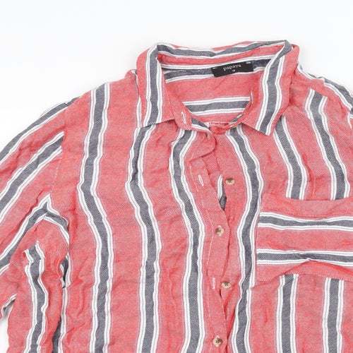 Papaya Mens Red    Dress Shirt Size 18