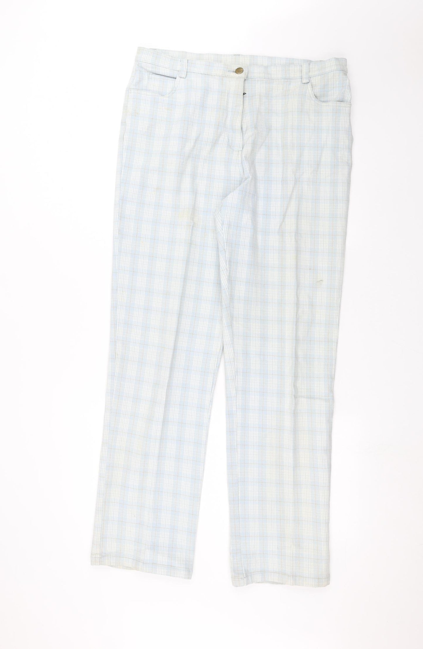 Cotton Traders Womens Blue   Trousers  Size 18 L30 in