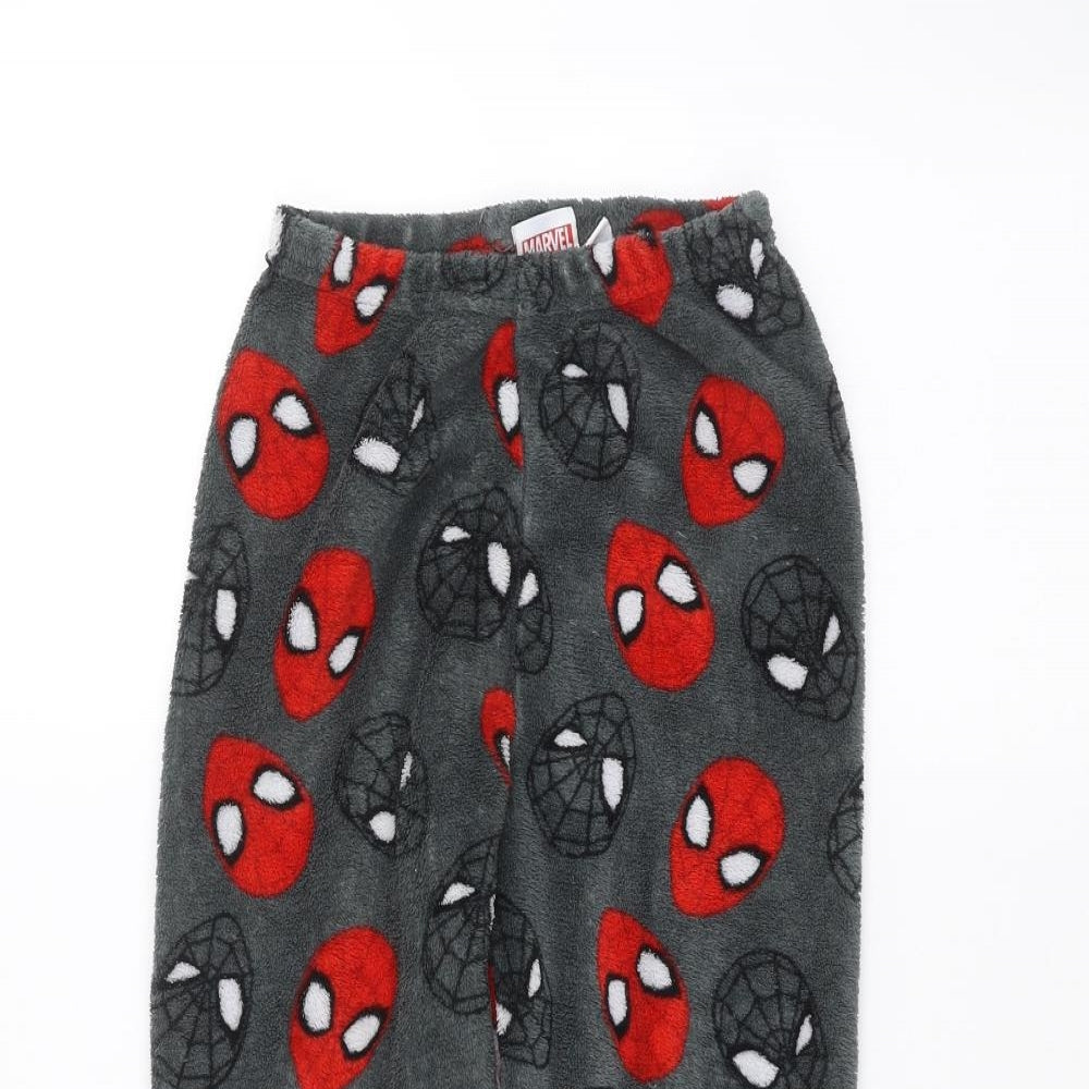 Marvel Boys Black   Sweatpants Trousers Size 5-6 Years - Spiderman