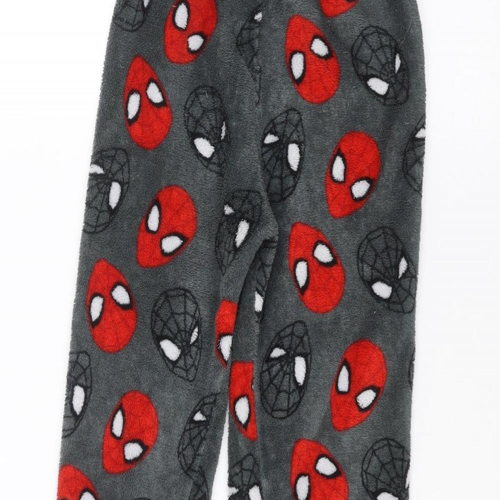 Marvel Boys Black   Sweatpants Trousers Size 5-6 Years - Spiderman