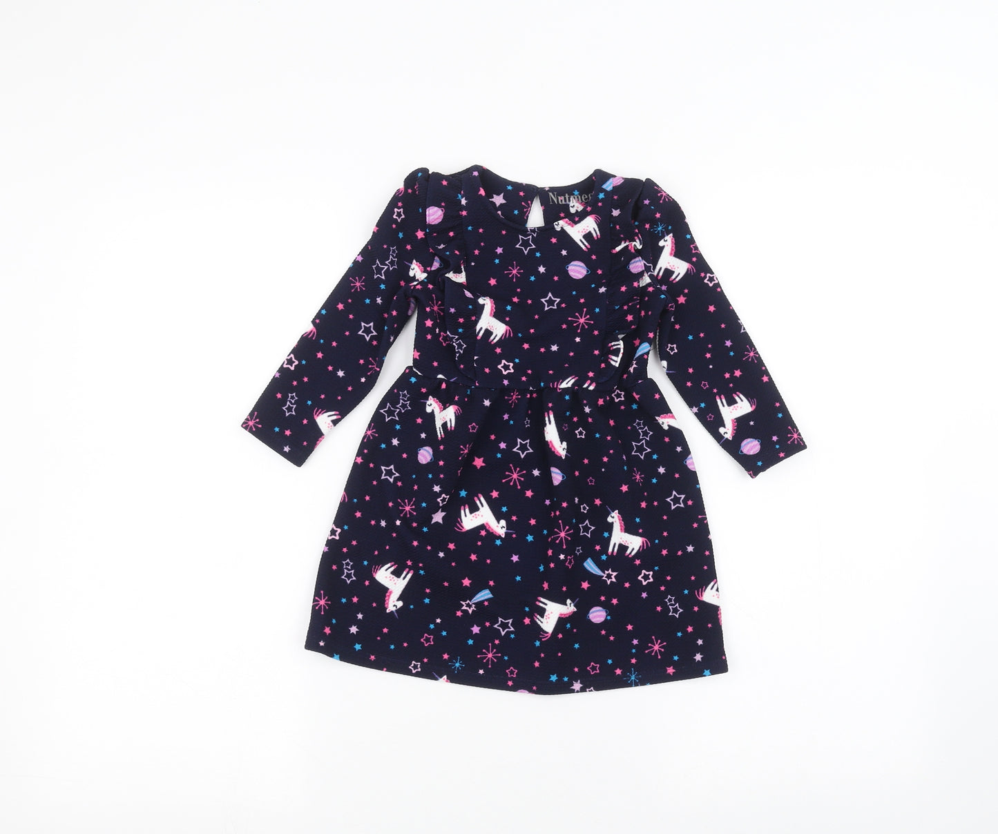Nutmeg Girls Blue   A-Line  Size 2-3 Years