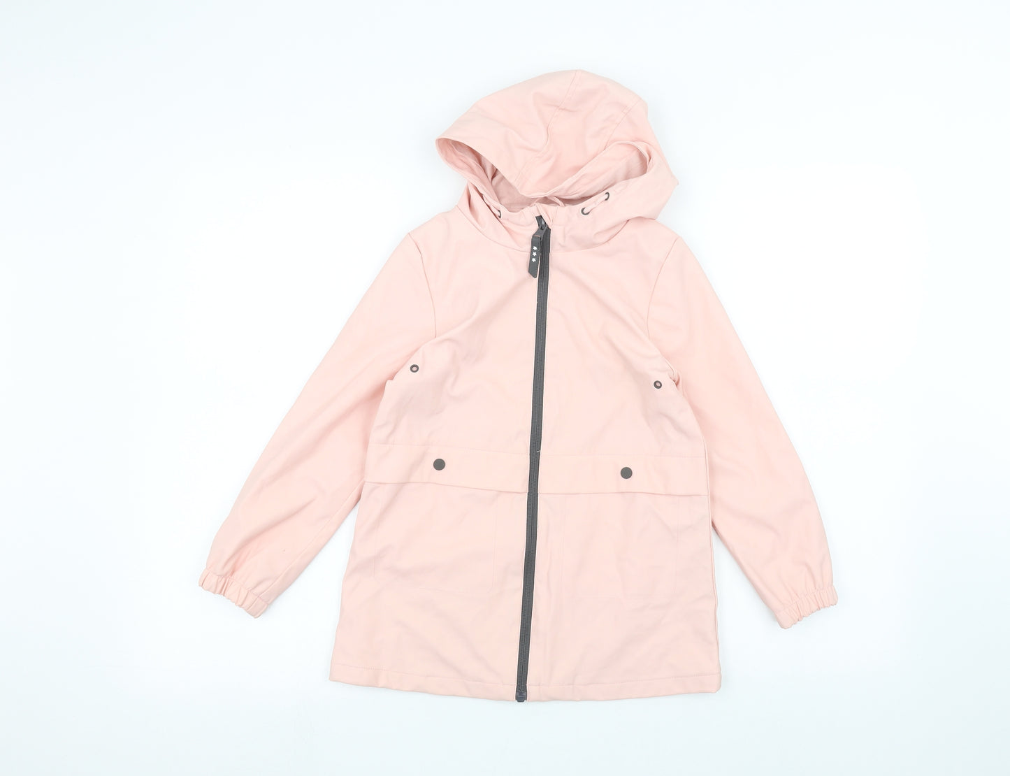 F&F Girls Pink   Rain Coat Coat Size 6-7 Years