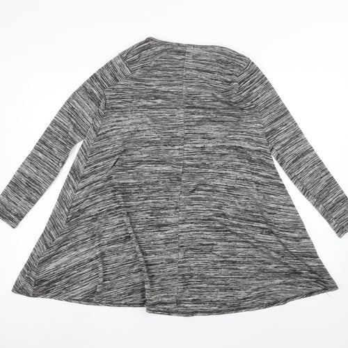 Preworn Womens Black   Basic Blouse Size 8