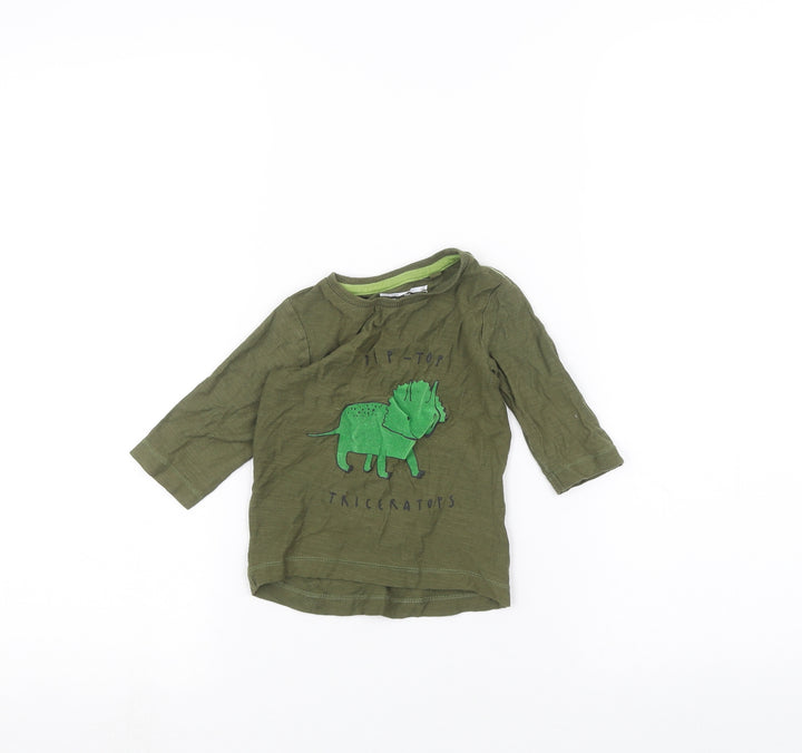 NEXT Baby Green   Basic T-Shirt Size 6-9 Months