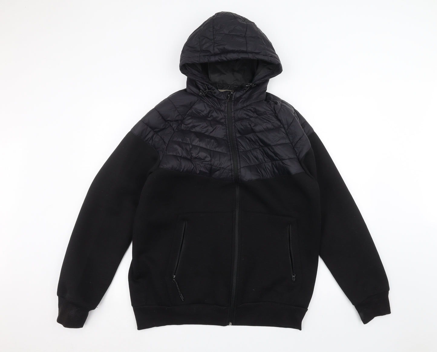 Primark Mens Black   Parka Coat Size L