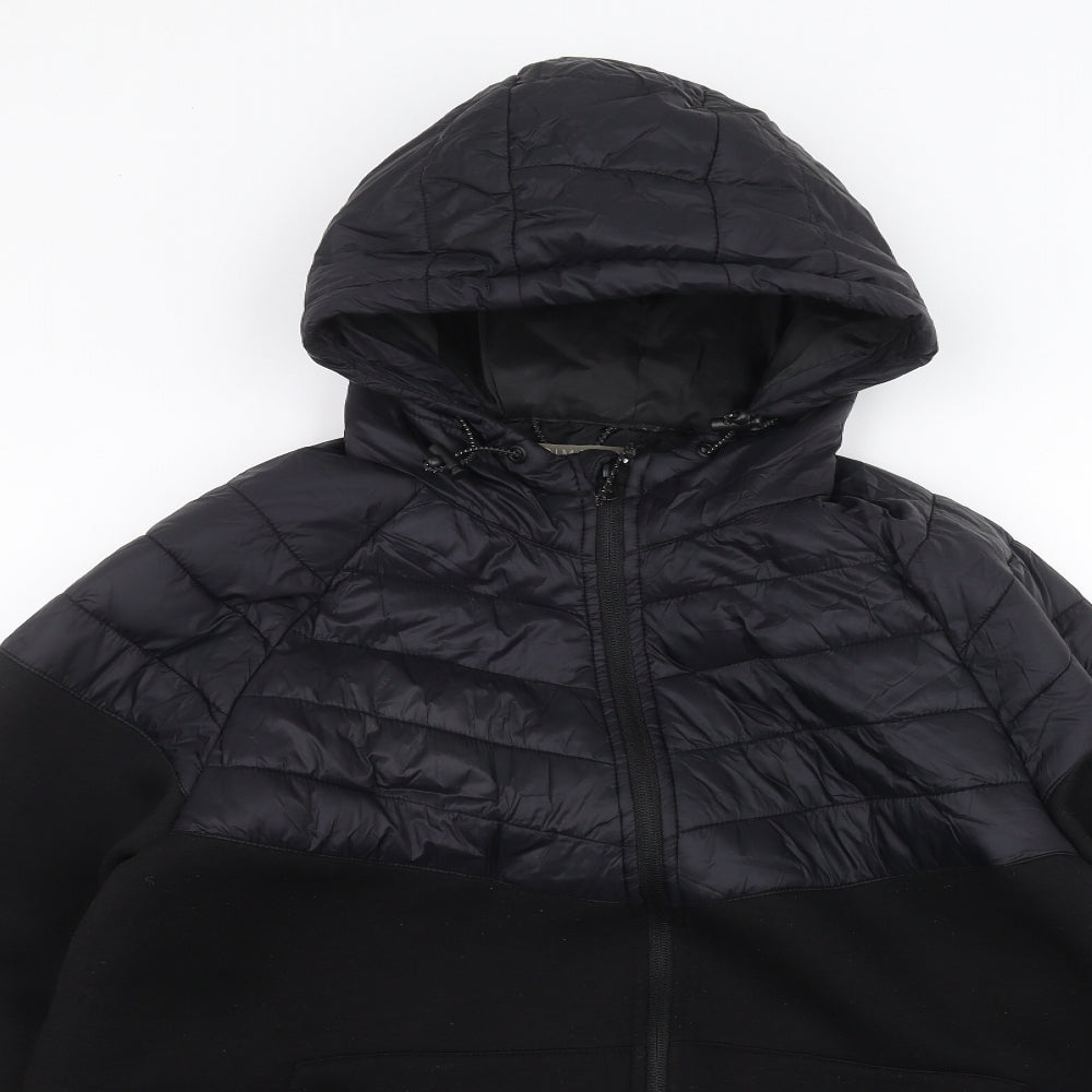 Primark Mens Black   Parka Coat Size L