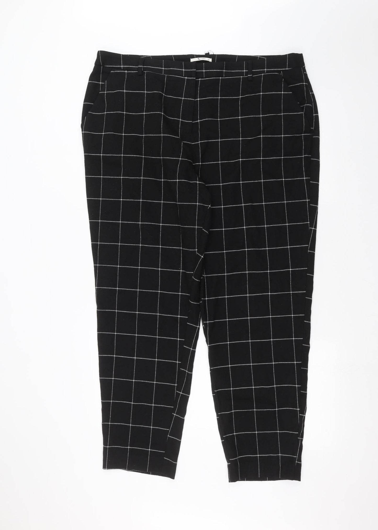 TU Womens Black   Trousers  Size 20 L26 in