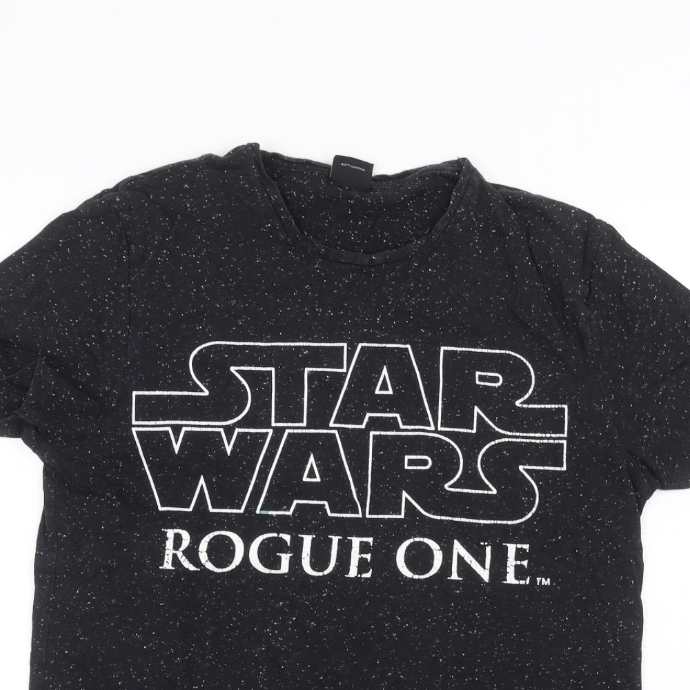 Star Wars Mens Black    T-Shirt Size M  - STAR WARS