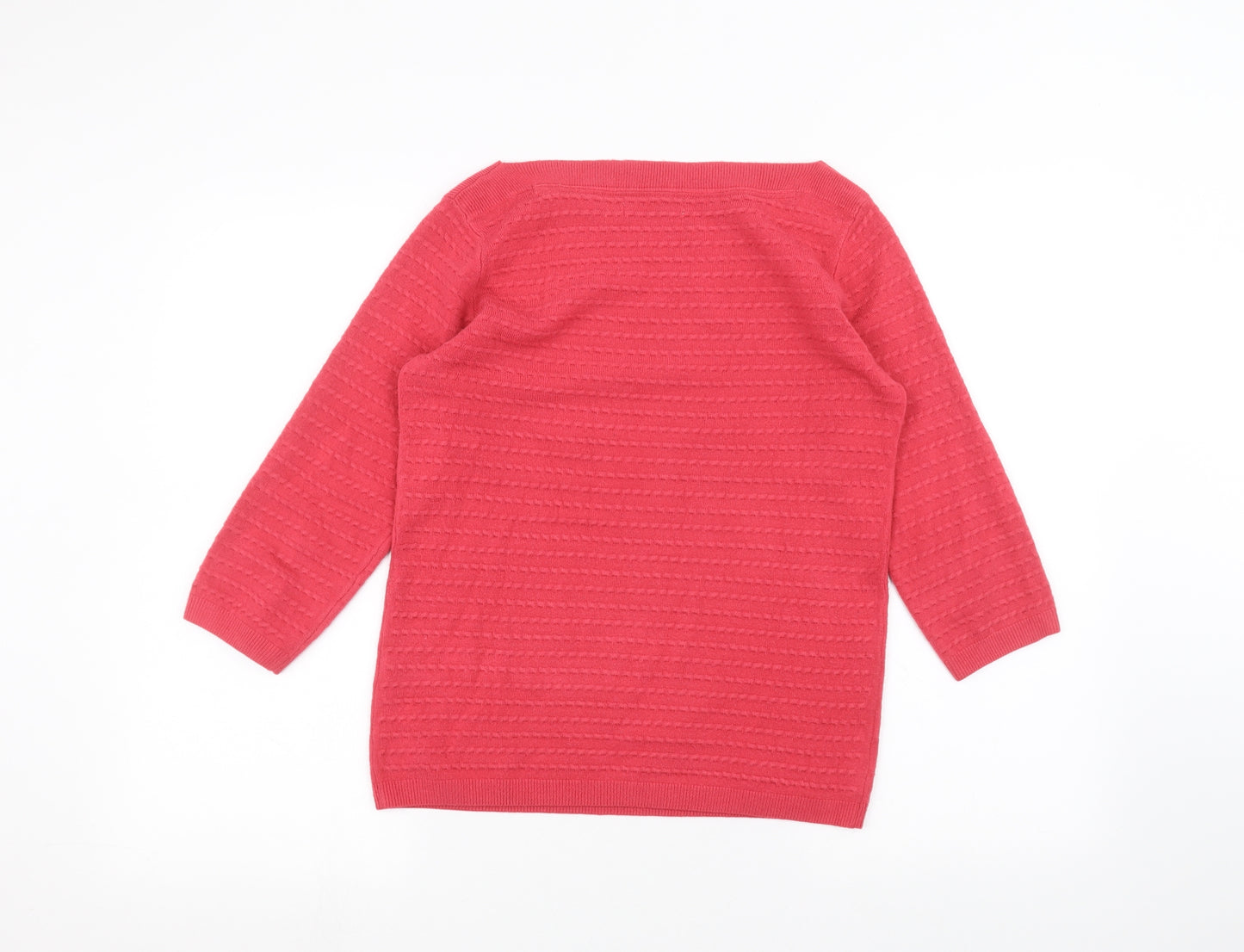 Marks and Spencer Womens Pink   Basic T-Shirt Size 8