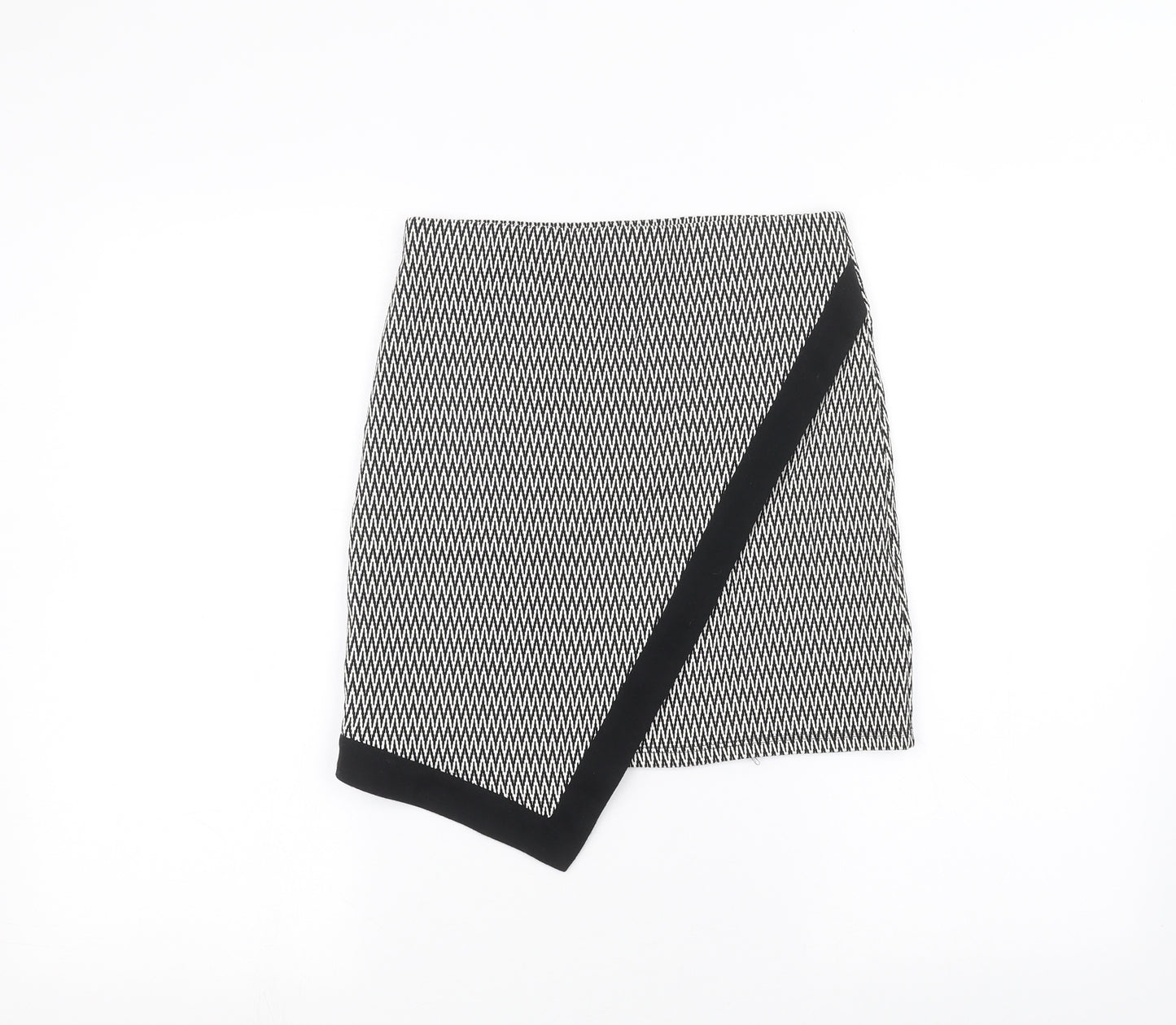 Atmosphere Womens White Striped  Mini Skirt Size 10