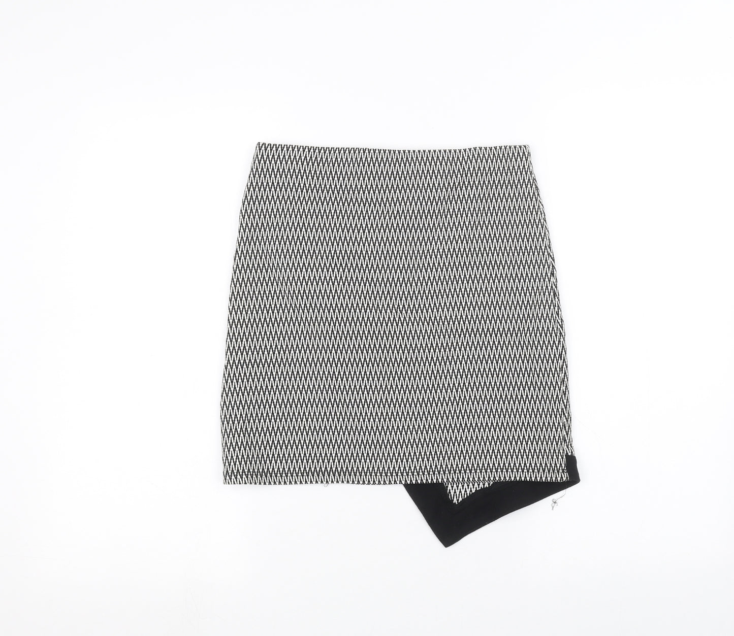 Atmosphere Womens White Striped  Mini Skirt Size 10