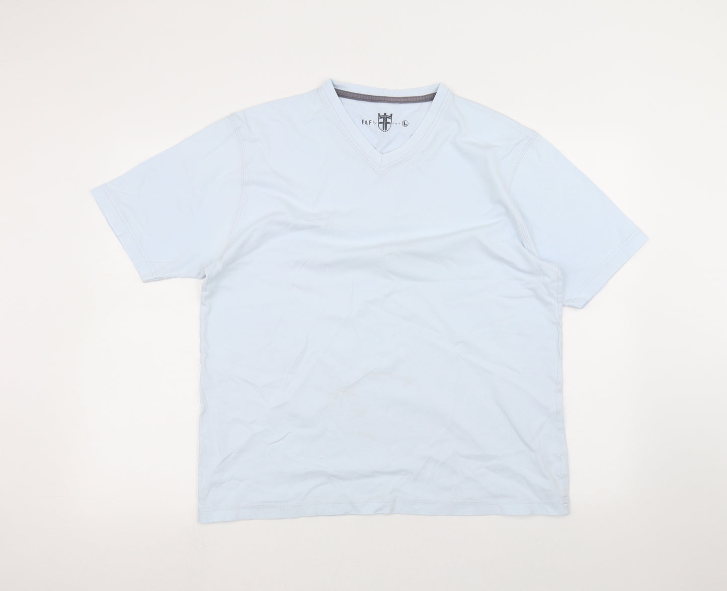 F&F Mens Blue    T-Shirt Size L