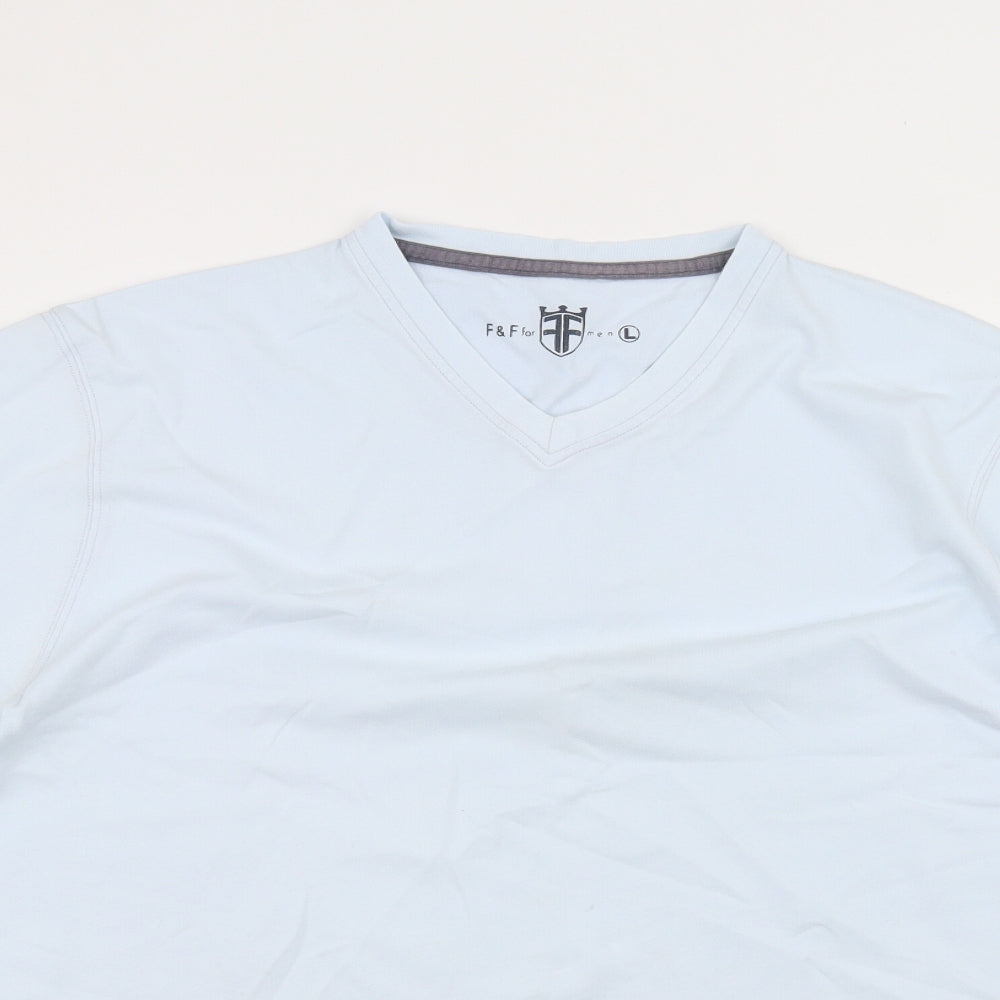 F&F Mens Blue    T-Shirt Size L