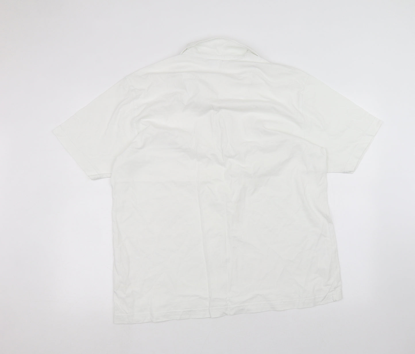 F&F Mens White    Polo Size XL