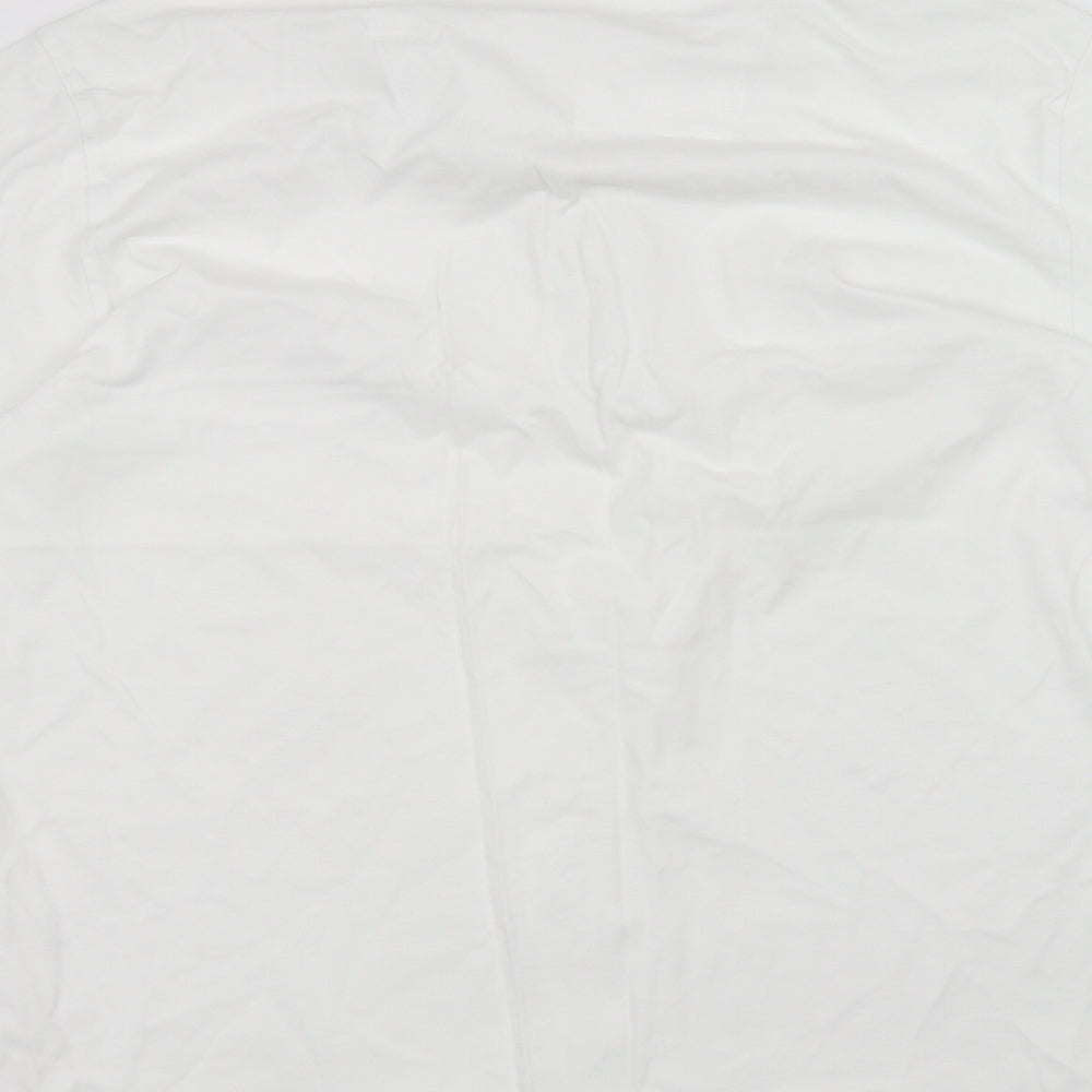 F&F Mens White    Polo Size XL