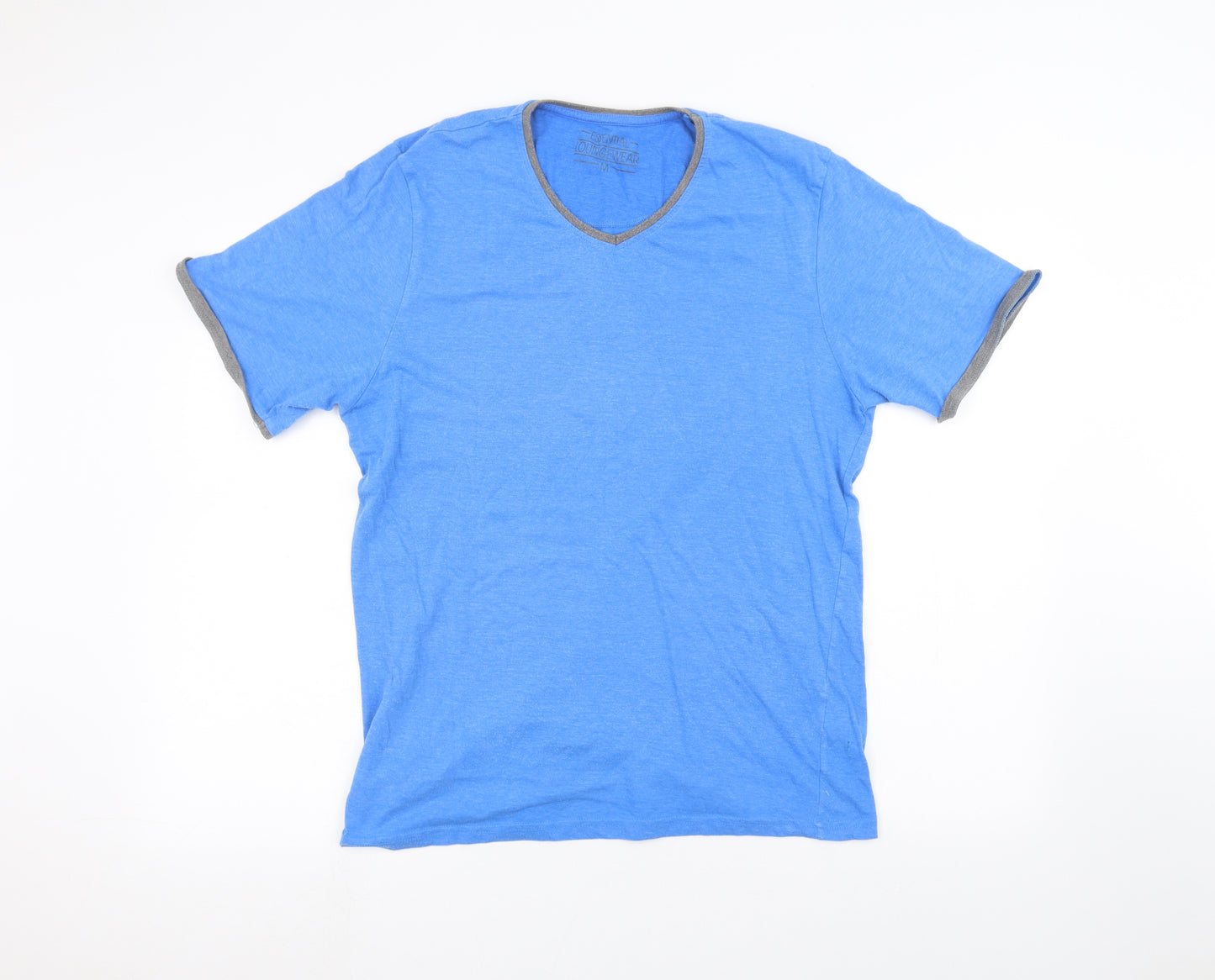 Essential Mens Blue    T-Shirt Size M