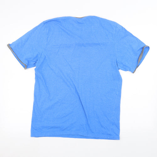 Essential Mens Blue    T-Shirt Size M