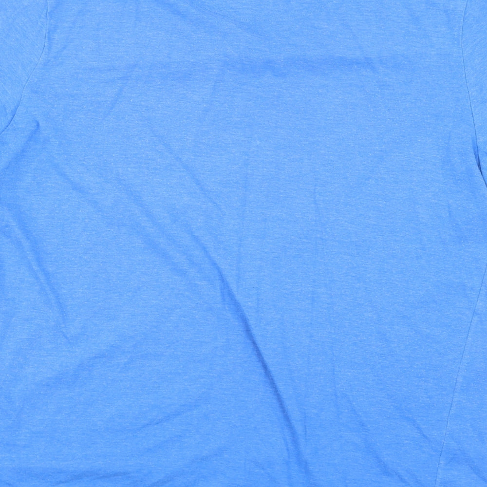 Essential Mens Blue    T-Shirt Size M