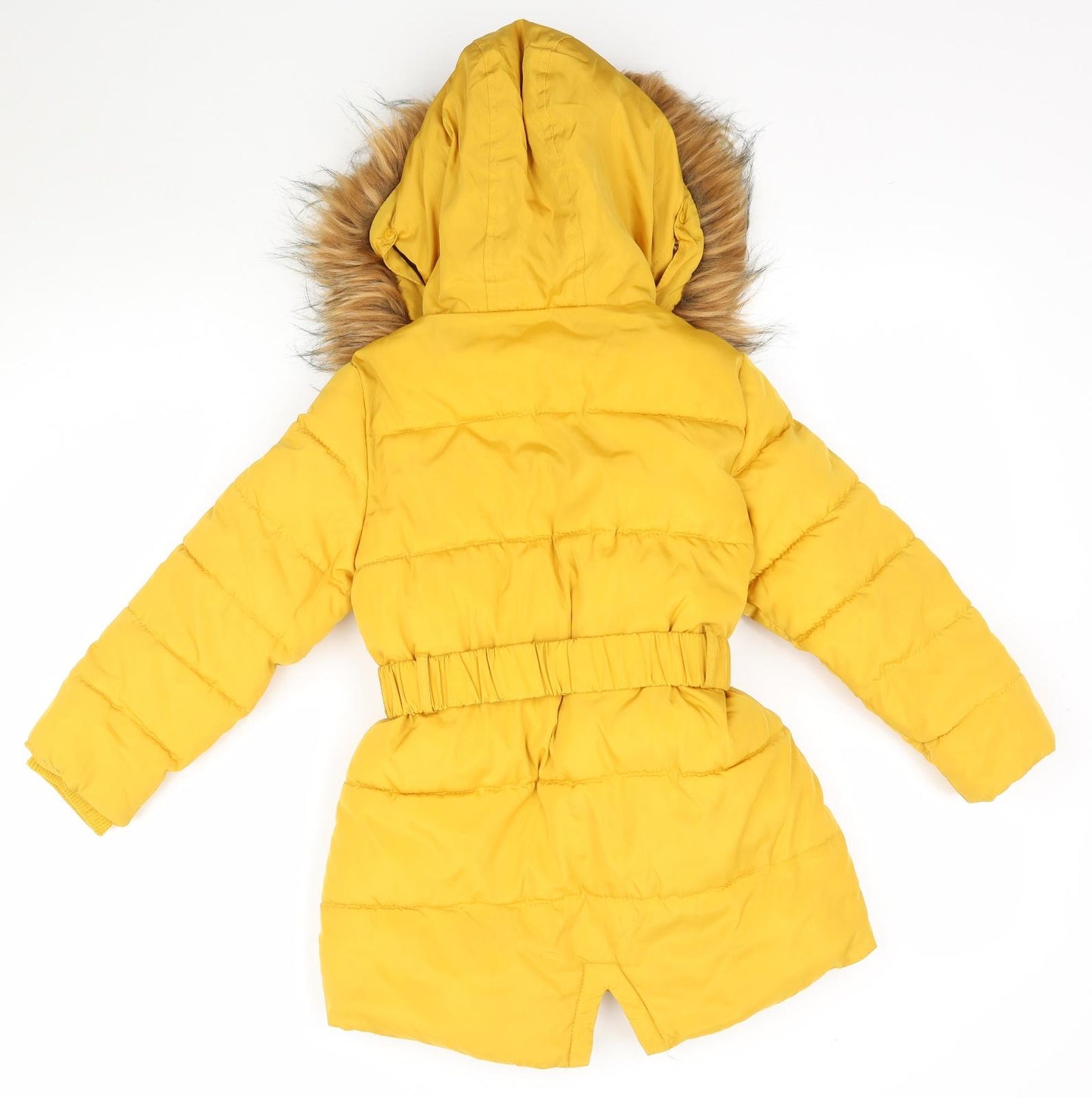 Matalan Girls Yellow   Rain Coat Jacket Size 6 Years