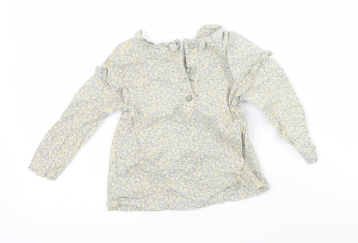 NEXT Girls Multicoloured Floral  Basic Blouse Size 12-18 Months