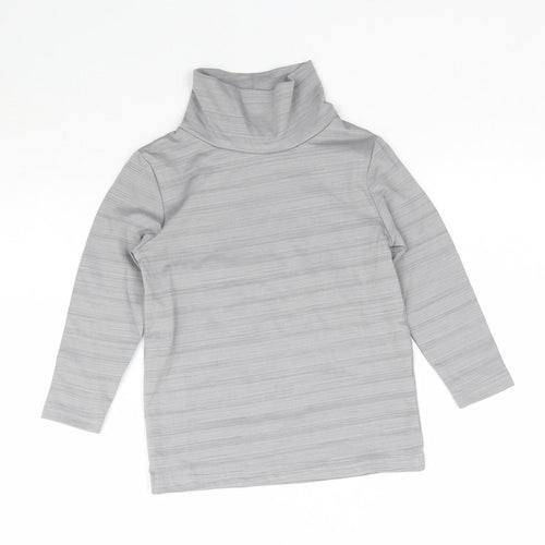 Crane Girls Grey   Basic T-Shirt Size 3-4 Years