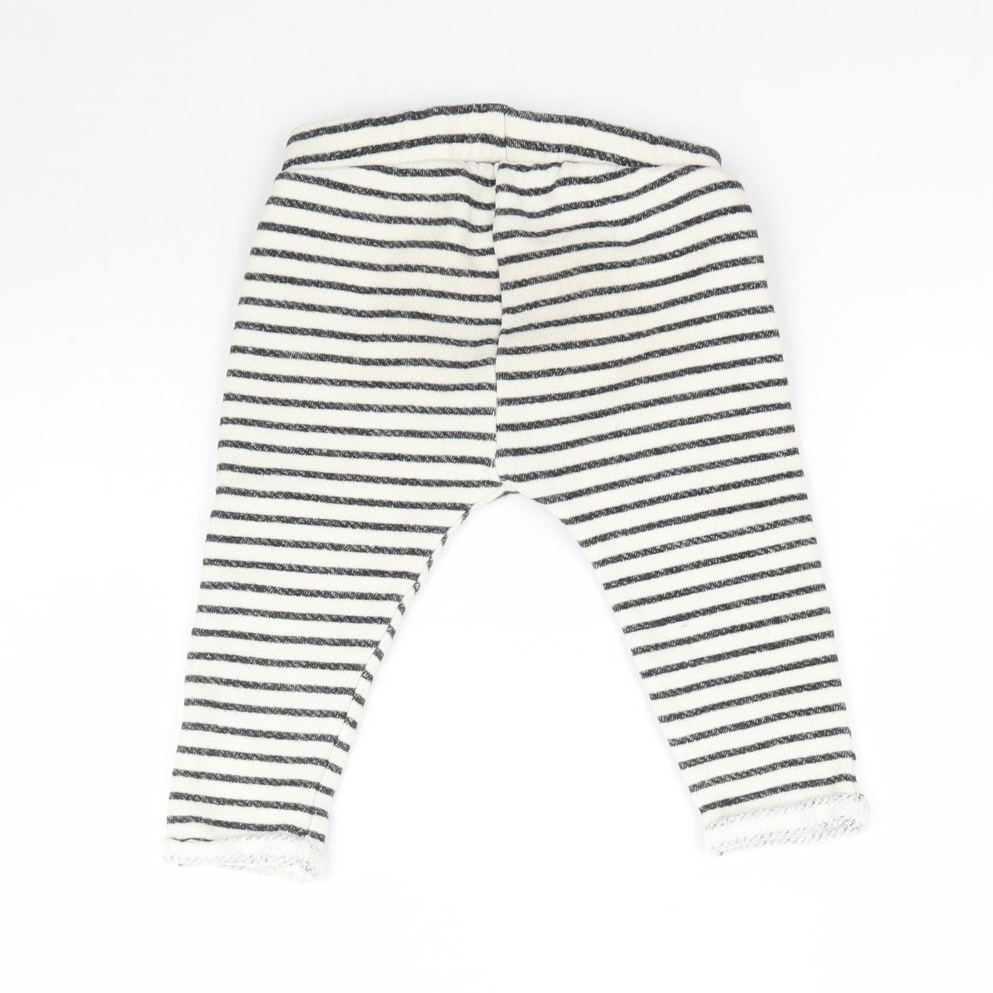 Primark Baby Ivory Striped  Jogger Trousers Size 18 Months