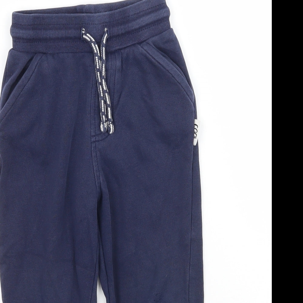 George Boys Blue   Jogger Trousers Size 3-4 Years