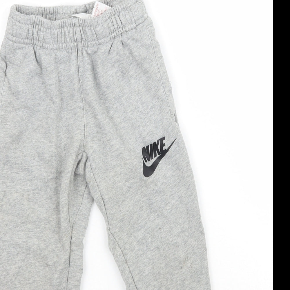 Nike Boys Grey   Jegging Trousers Size 5 Years