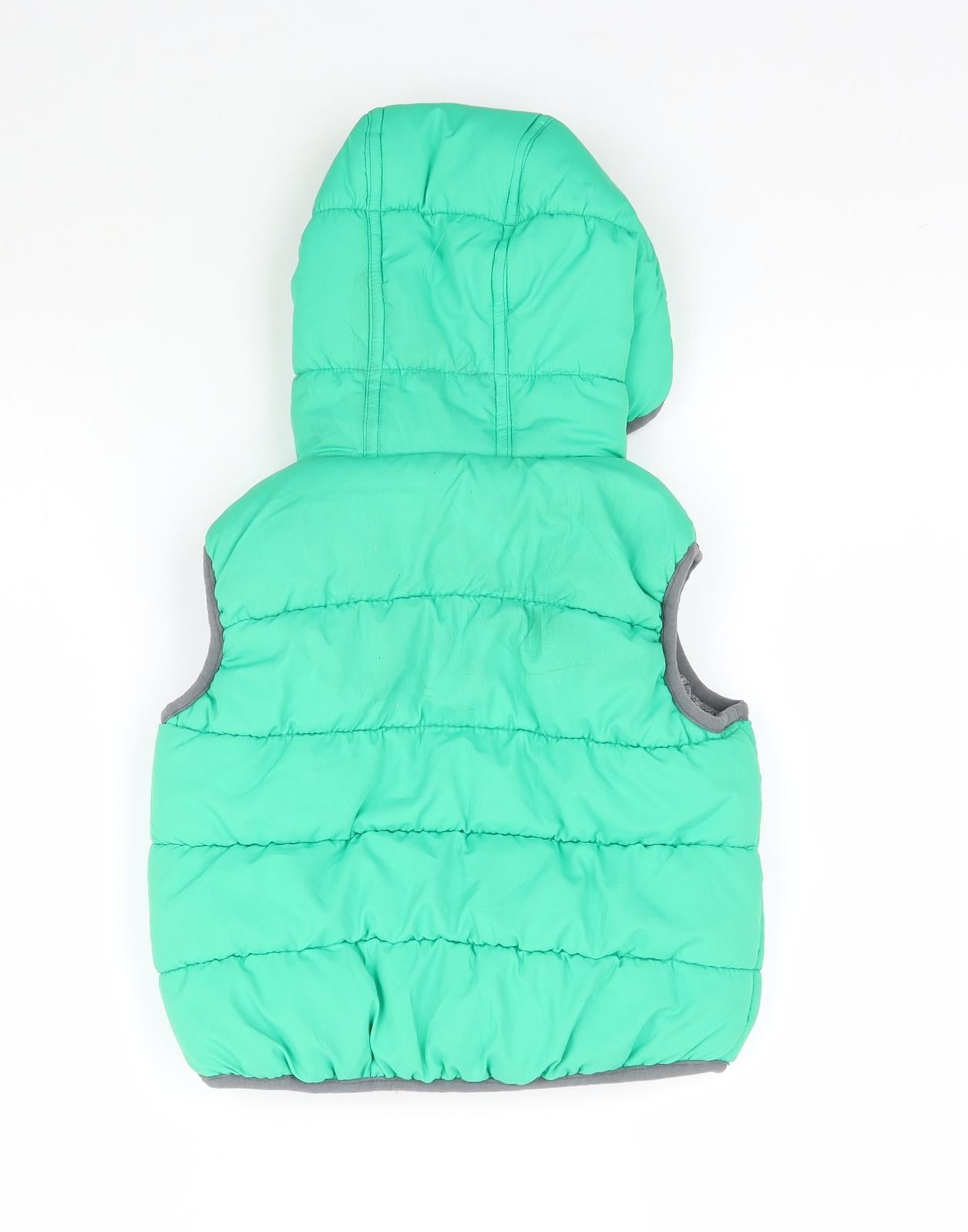 Mini Club Boys Green   Gilet Coat Size 4-5 Years