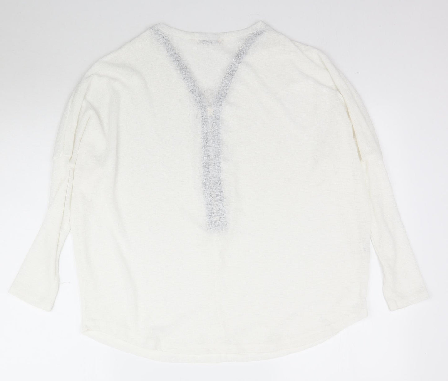 Cameo Rose Womens White   Basic Blouse Size M  - Batwing