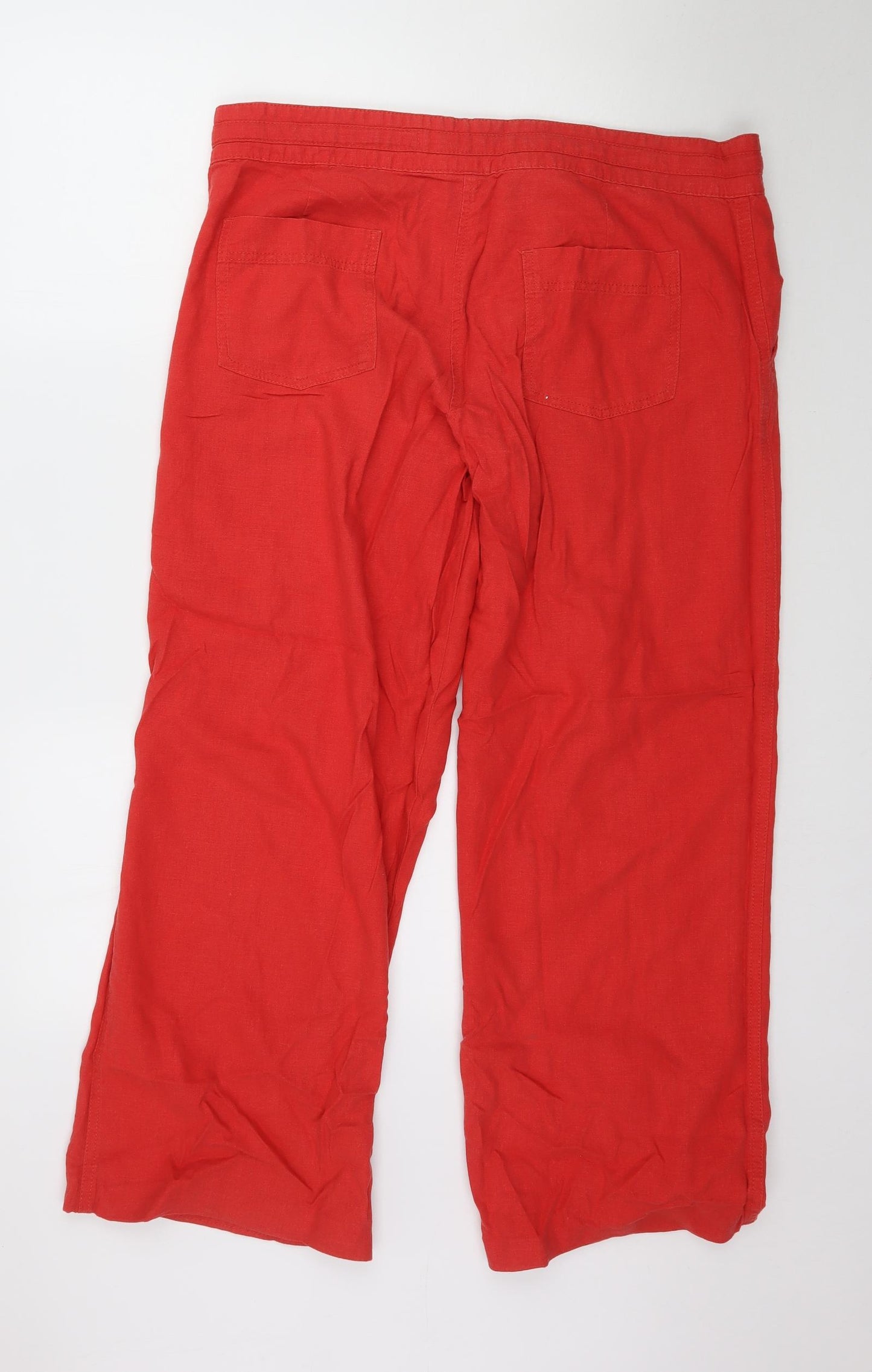 NEXT Womens Red   Trousers  Size 16 L30 in