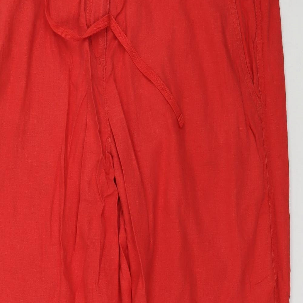 NEXT Womens Red   Trousers  Size 16 L30 in