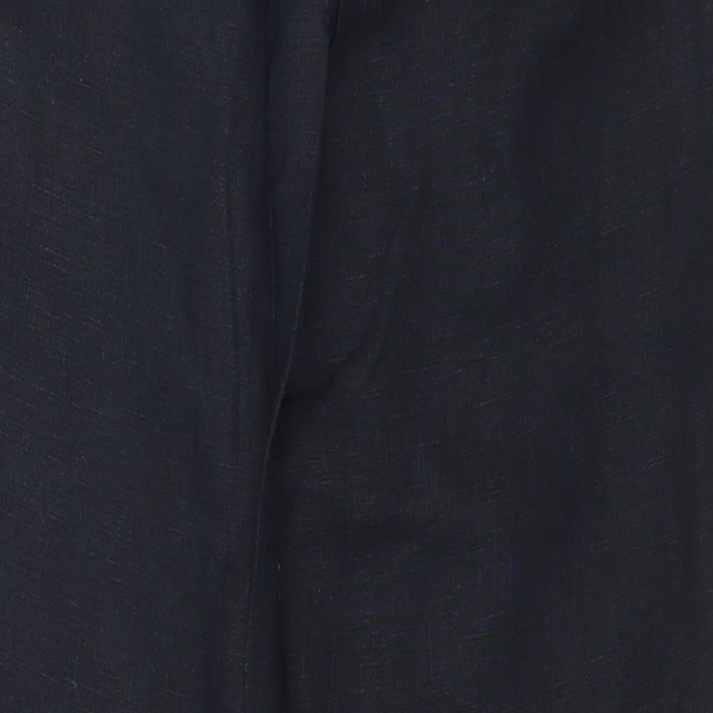 Monsoon Womens Black   Trousers  Size 8 L31 in