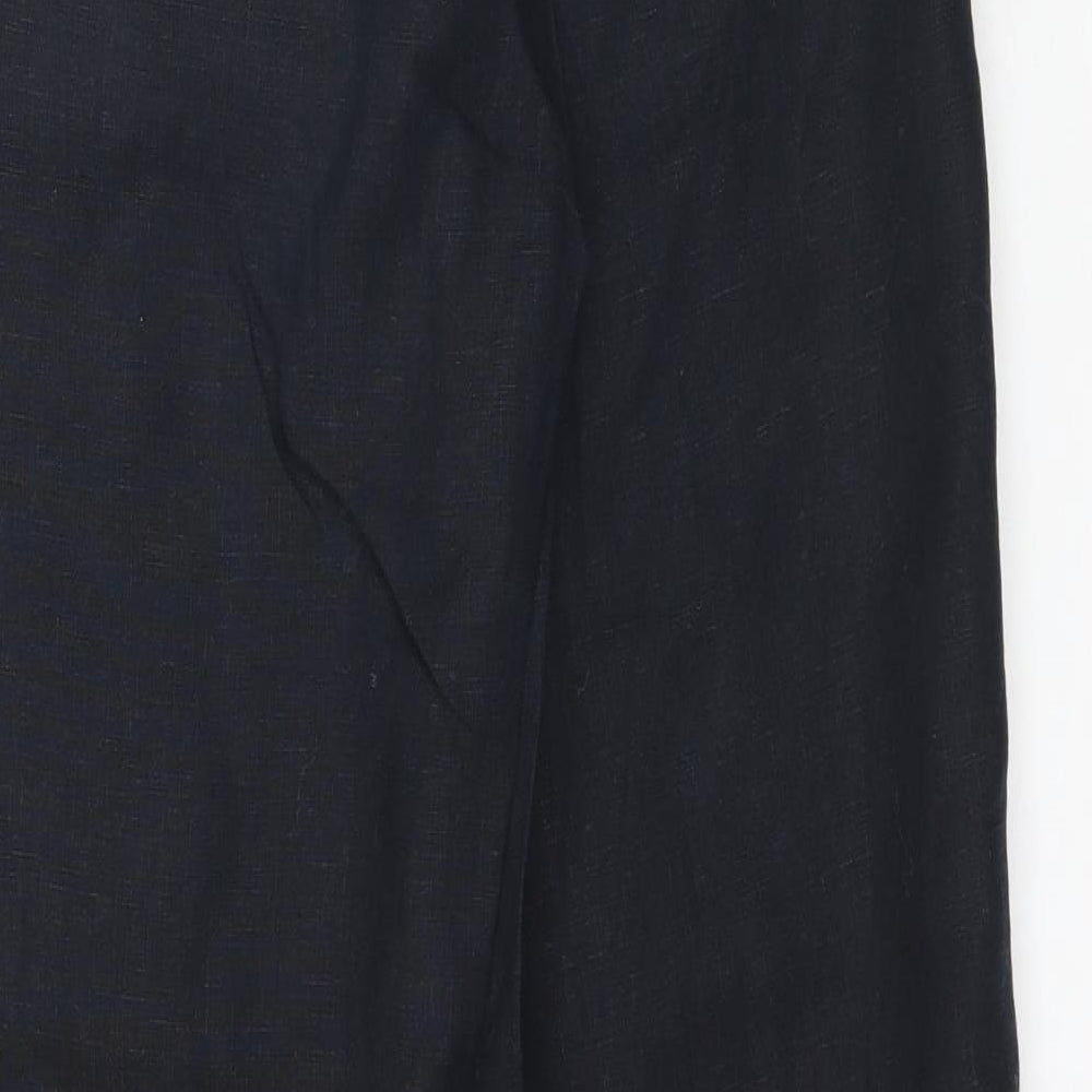 Monsoon Womens Black   Trousers  Size 8 L31 in
