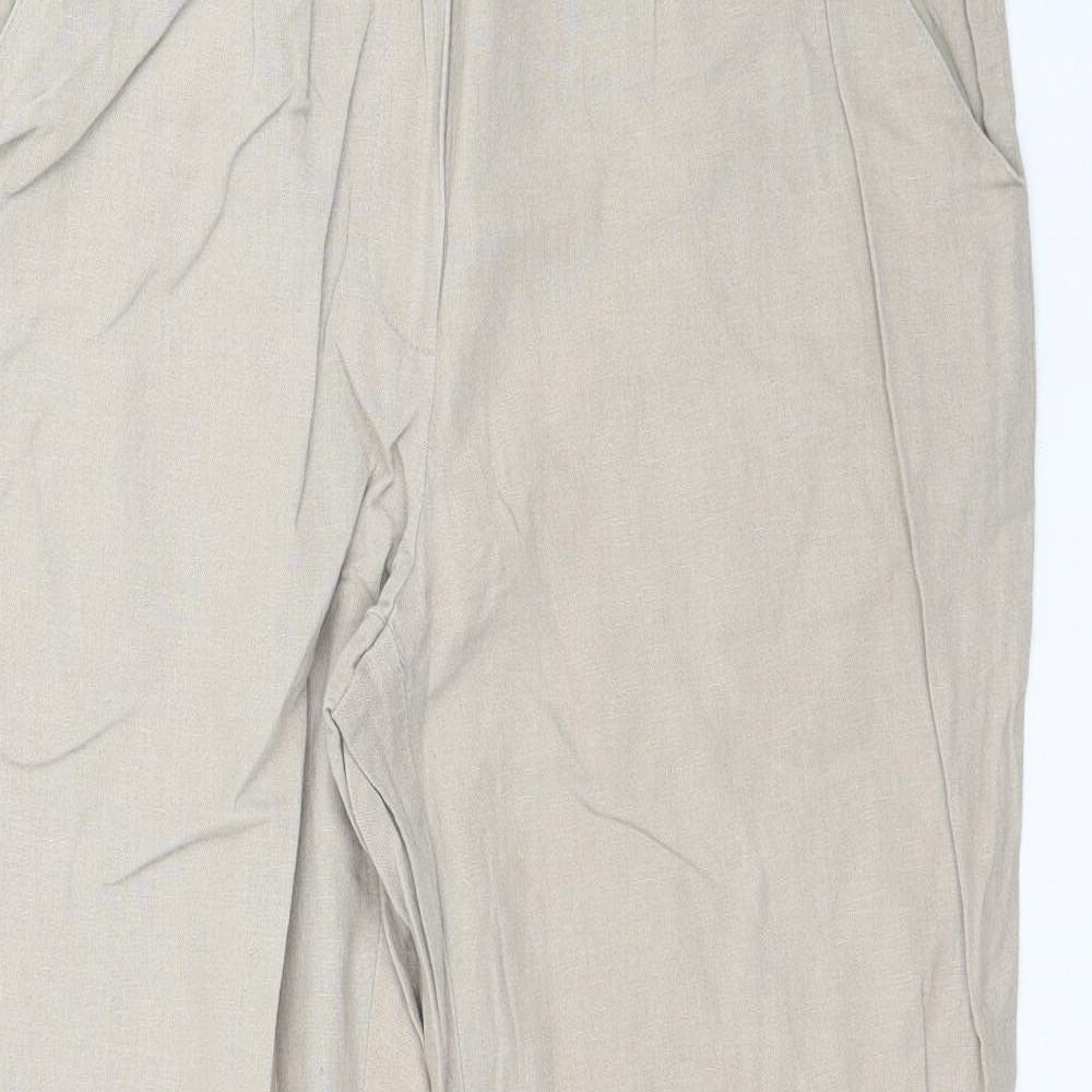 Klass Collection Womens Beige   Trousers  Size 12 L30 in
