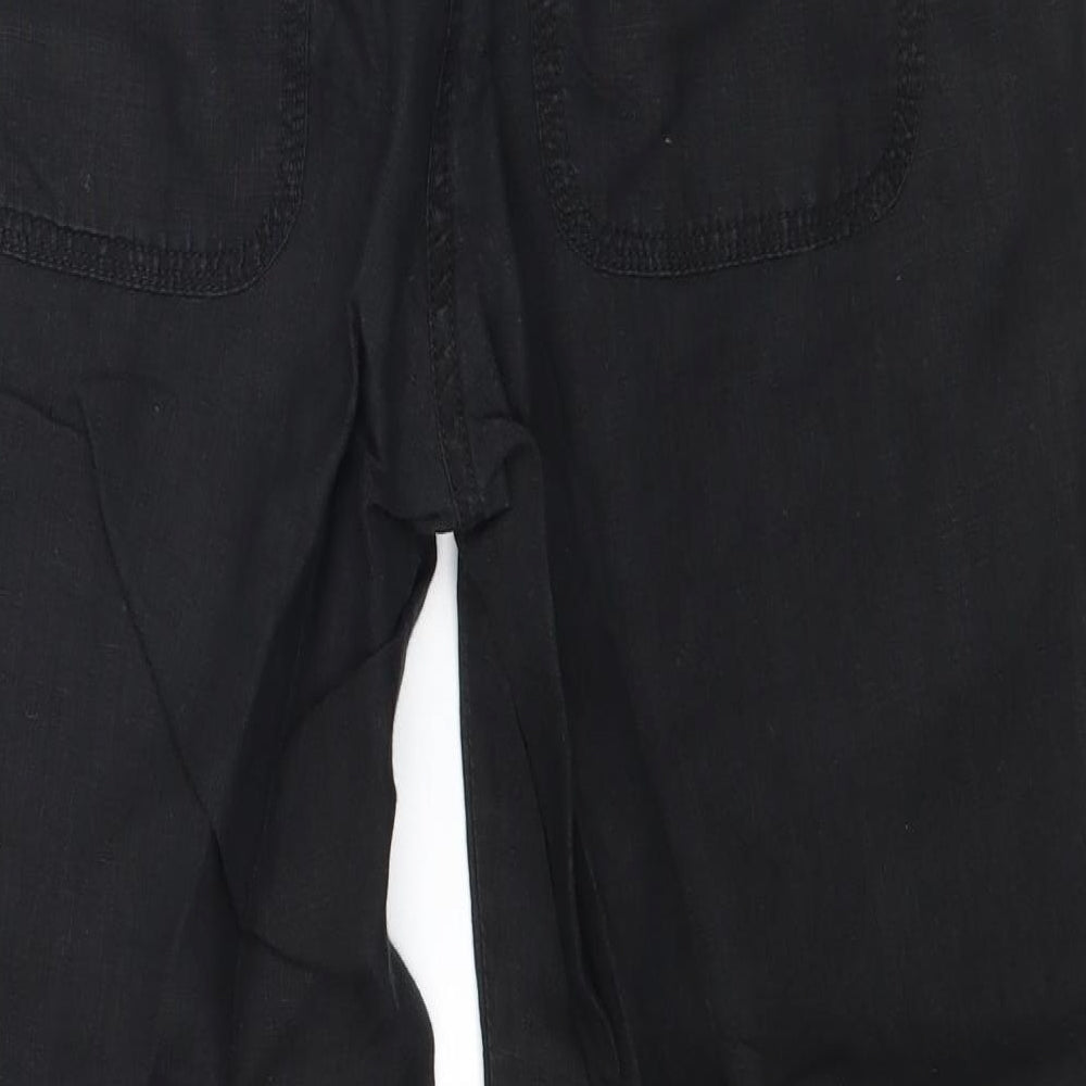 Marks and Spencer Womens Black   Trousers  Size 10 L26 in